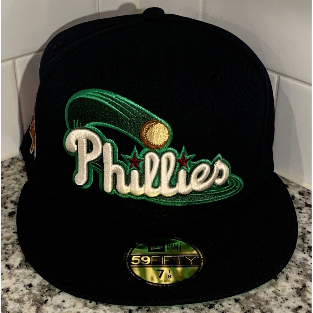 New Era Philadelphia Phillies 59FIFTY 1996 ASG Navy Island Green Hat Size 7 1/8